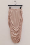SWAYING 25 Early Autumn Double Pleated Skirt SW-SW25PF3B03C1-QF Light Pink
